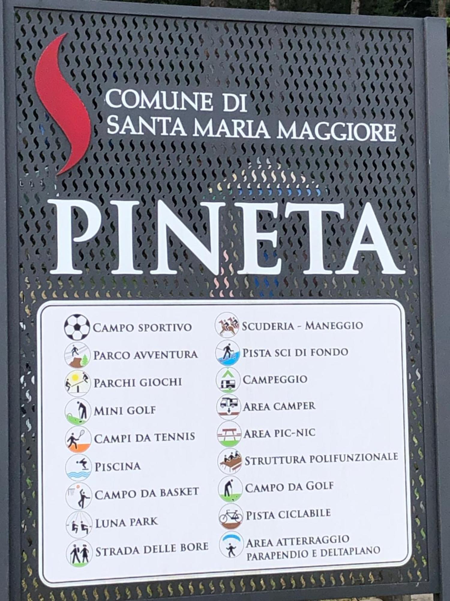 La Pineta Santa Maria Maggiore Locazione Turistica Exteriér fotografie